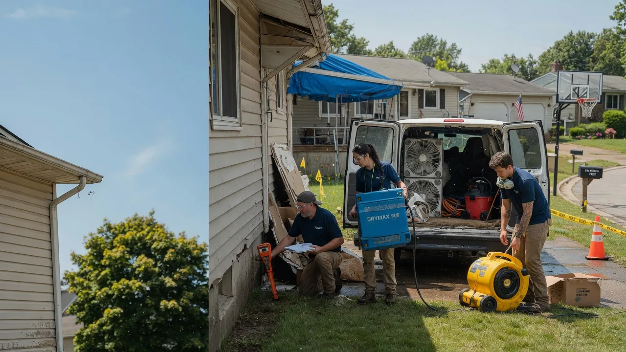 Ceiling Leak Cleanup in West Winfield, NY near me